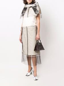 Maison Margiela Jurk met patchwork - Beige