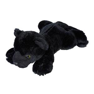 Pluche knuffel dieren Zwarte Panter 25 cm -