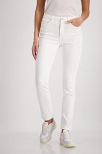 Monari Slim-fit-Jeans mit Strass