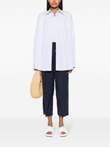 Herno lightweight cropped trousers - Blauw