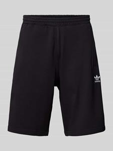 Adidas Originals Regular fit sweatshorts met labelstitching, model 'ESSENTIAL'