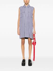 Sacai panelled-design dress - Blauw