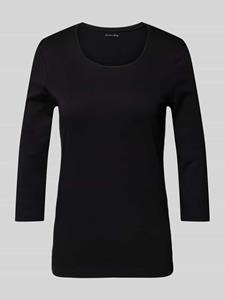 Christian Berg Woman T-shirt met 3/4-mouwen in effen design