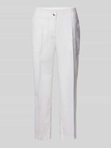MAC Regular fit linnen broek met verkort model, model 'Nora'