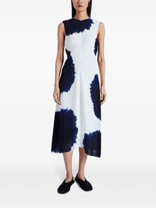 Proenza Schouler Ella jurk met abstracte print - Wit
