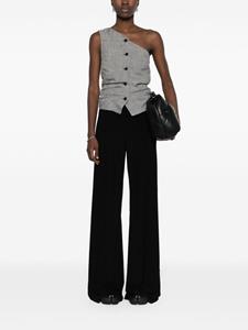 Rick Owens Broek met wijde pijpen - Zwart