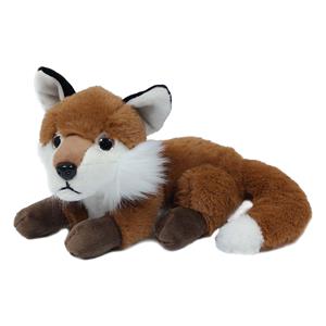 PIA Soft Toys Knuffeldier Vos - zachte pluche stof - donkerrood - premium kwaliteit knuffels - 16 cm -