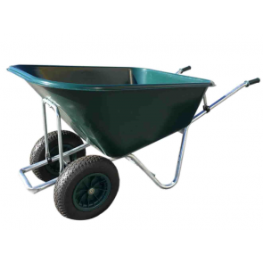 Huismerk Kruiwagen 200 liter met 2 wielen