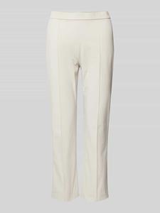 RAFFAELLO ROSSI Slim fit stoffen broek met vaste persplooien, model 'MACY'