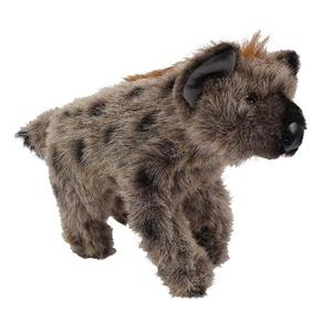 PIA Soft Toys Knuffeldier Hyena - zachte pluche stof - grijs - kwaliteit knuffels - 26 cm - lopend -