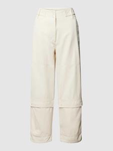 Weekend Max Mara Regular fit stoffen broek met zakken op de pijp, model 'GILBERT'