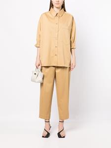 Prune Goldschmidt Cropped broek - Geel