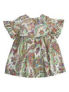 ETRO KIDS Jurk met paisley-print - Groen