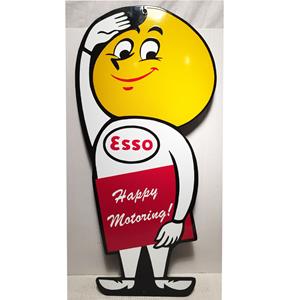Fiftiesstore Esso Man Emaille Bord 65 x 30 cm