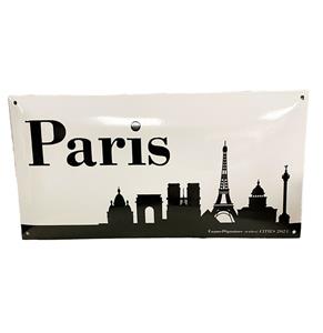 Fiftiesstore Parijs Emaille Bord - 50 x 25cm