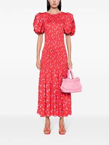 ROTATE floral-print dress - Rood