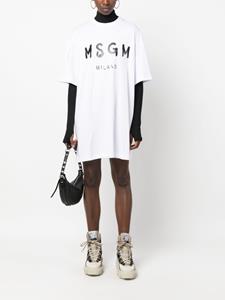 MSGM T-shirt met logoprint - Wit