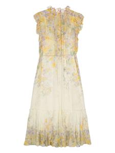 ZIMMERMANN Harmony floral-appliqué dress - Geel