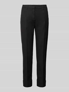 CAMBIO Regular fit linnen broek met verkort model, model 'KRYSTAL'