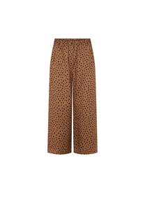 LAURIE Damen vegan Hose Hilde Loose Crop Camel Print