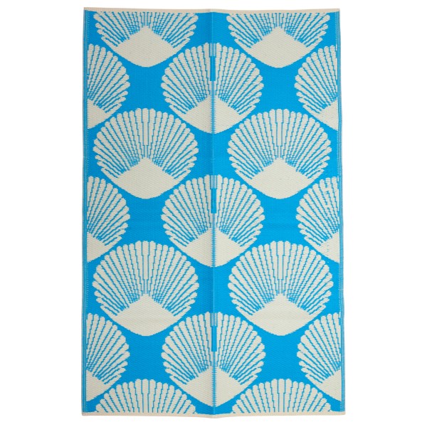 Rice  Recycled Plastic Carpet - Tenttapijt, blauw