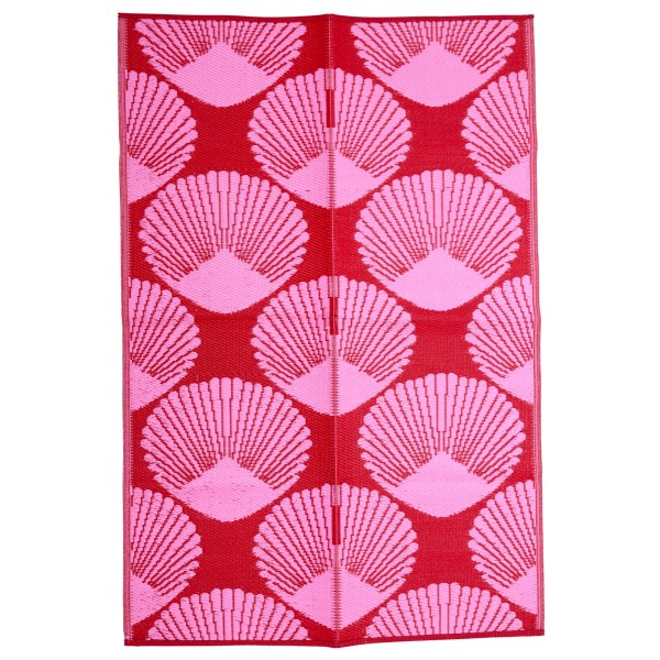 Rice  Recycled Plastic Carpet - Tenttapijt, pink