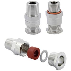 Weidmüller 1186910000 Wartel Met dichting, Met trekontlasting M25 Messing (vernikkeld) 160 stuk(s)