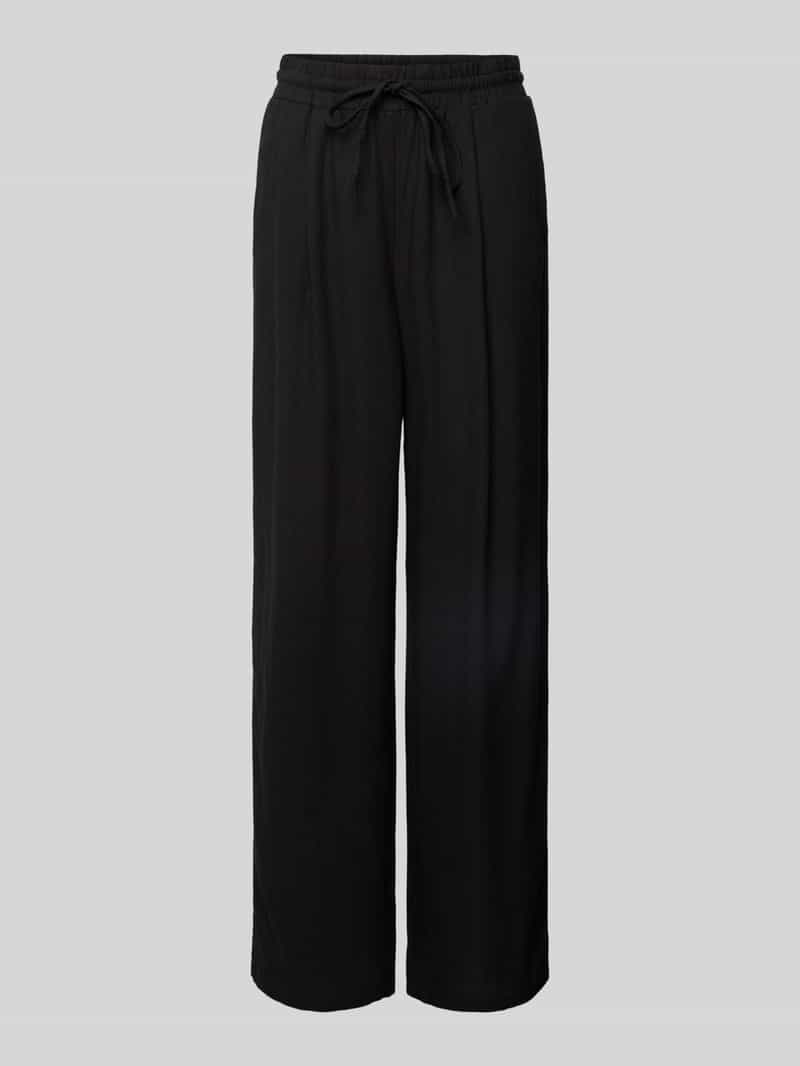 Vero Moda Loose fit bandplooibroek in een mix van viscose en linnen, model 'JESMILO'