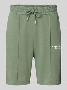 Sweatshorts met tunnelkoord, model 'ESTERBRO'