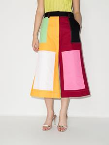 Christopher John Rogers Cropped broek - Roze