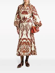 ETRO Jurk met print - Beige