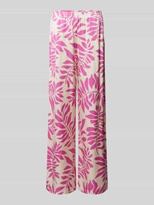 Seidensticker Comfortbroek van viscose met all-over motief