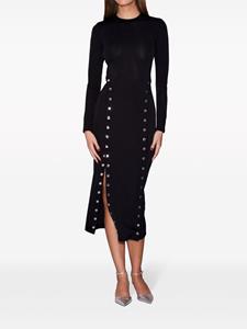 Fleur Du Mal Shiftjurk met gesmockt detail - Zwart