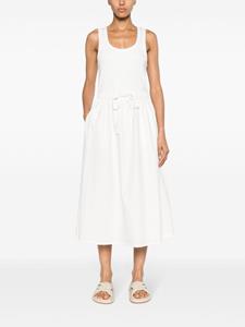 Moncler Jurk met trekkoordtaille - Wit