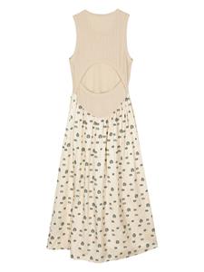 Muller Of Yoshiokubo Jurk met bloemenprint - Geel