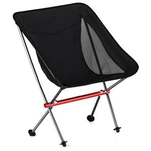 Basic Nature - Travelchair Ultralight Low Rest - Campingstoel, zwart
