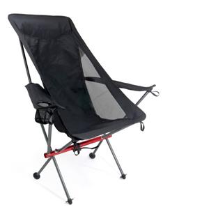 Basic Nature - Travelchair Ultralight Relax - Campingstoel, zwart
