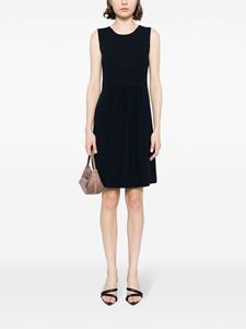 JANE Kendal wool-crepe shift dress - Blauw