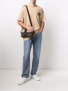 FENDI Baguette tas met jacquard - Beige