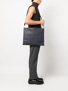 FENDI Leren schoudertas - Blauw