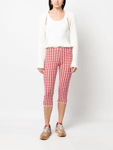 Acne Studios Cropped legging - Rood