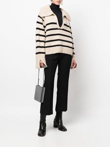 Jil Sander Cropped broek - Zwart