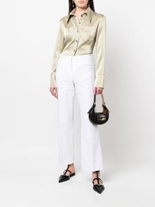 Giambattista Valli Broek met wijde pijpen - Wit