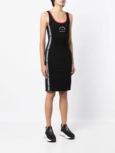Karl Lagerfeld Jurk met logoband - Zwart