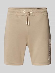 Alpha industries Sweatshorts met elastische band en tunnelkoord