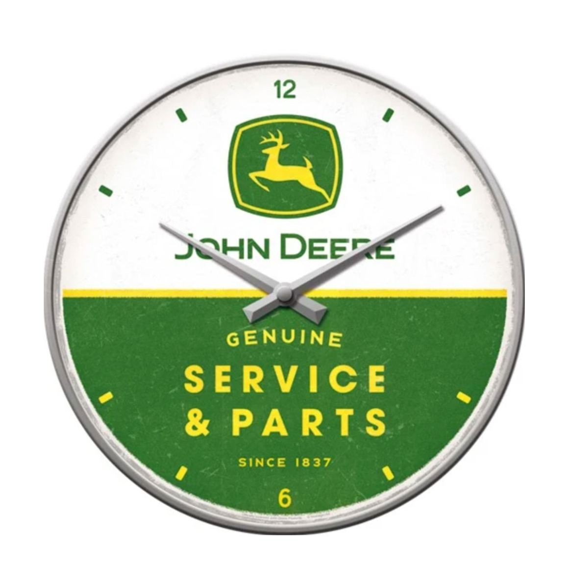 Fiftiesstore Wandklok John Deere Service & Parts