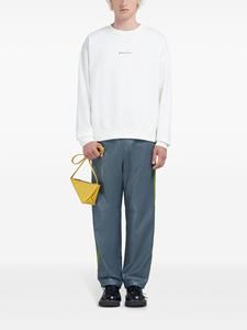 Marni Prisma leather crossbody bag - Geel