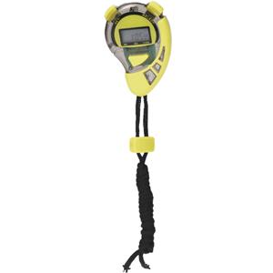 Merkloos Sport stopwatch geel/zwart -