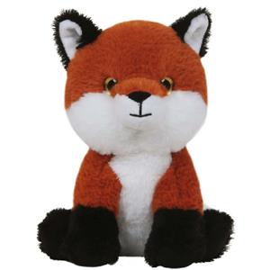 Knuffeldier Vos Reintje - zachte pluche stof - dieren knuffels - rood - 21 cm -