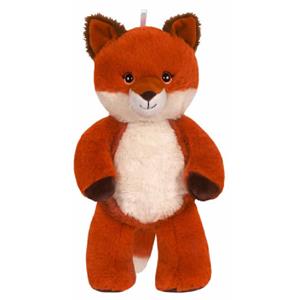 Sandy Knuffeldier Vos Reintje - zachte pluche stof - dieren knuffels - rood - 33 cm -